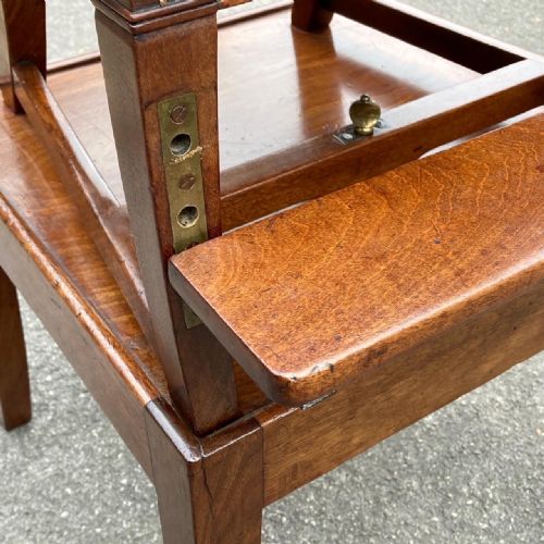 A RARE AND ORIGINAL REGENCY CHILDS CHAIR - ADDITIONAL PHOTO 4