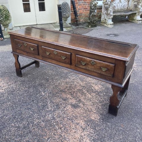 An Early 18th Century Oak Dresser Base of Excellent Colour