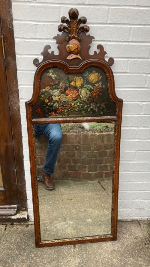 A George Ist Style Mahogany Mirror