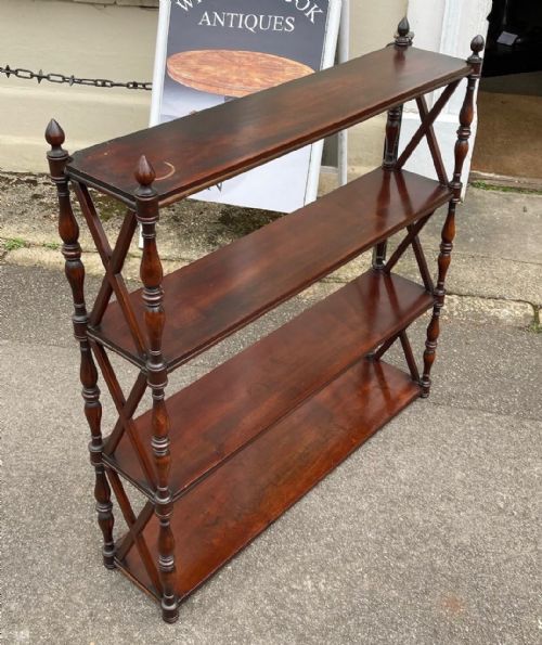 A Regency Period Hanging Shelves of Excellent Colour