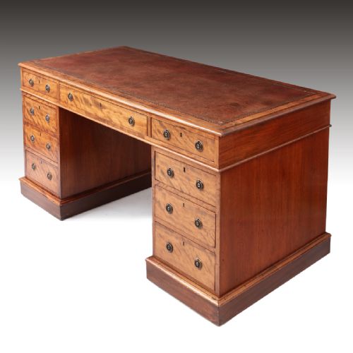 A Regency Period 60 Inch Wide Desk