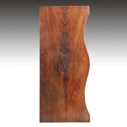 A GEORGE III SERPENTINE SIDEBOARD OF GREAT COLOUR - ADDITIONAL PHOTO 7