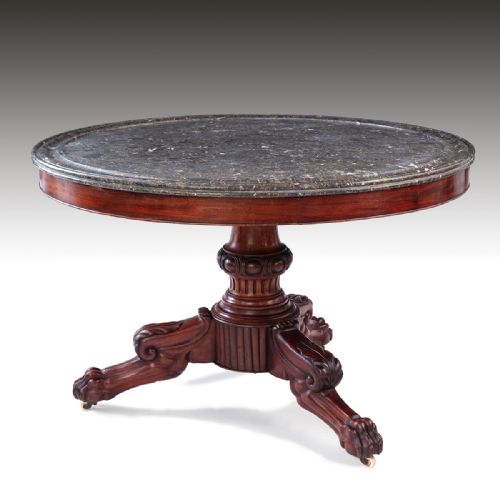 AN UNUSUALLY LARGE EARY 19TH CENTURY GUERIDON TABLE - ADDITIONAL PHOTO 1