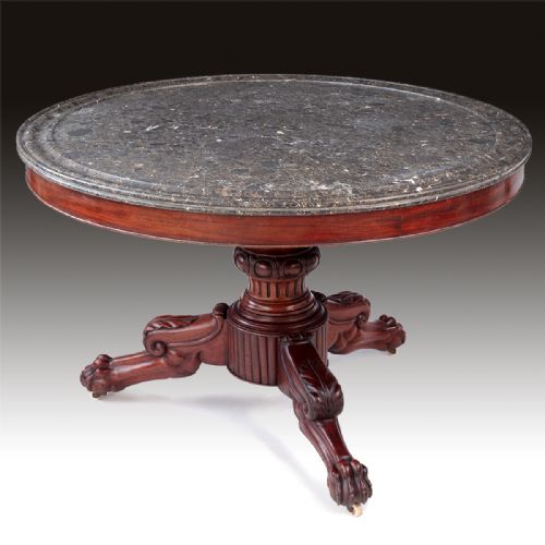 AN UNUSUALLY LARGE EARY 19TH CENTURY GUERIDON TABLE - ADDITIONAL PHOTO 2