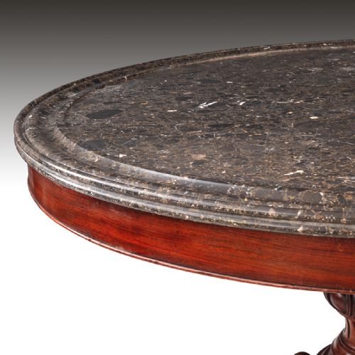 AN UNUSUALLY LARGE EARY 19TH CENTURY GUERIDON TABLE - ADDITIONAL PHOTO 7