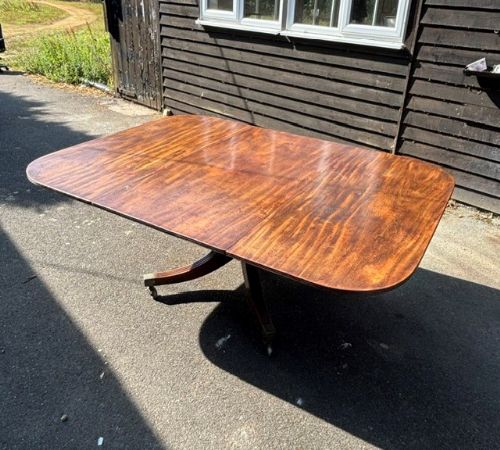 A George III Pull Out Pillar Table by Thomas Butler of London