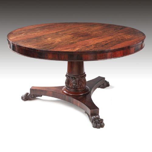 A Regency Period Rosewood Centre Or Dining Table 