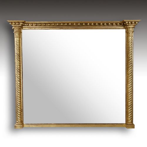 A Large Regency Period Over Mantel Mirror
