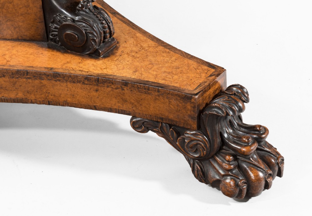 A Fabulous Regency Period Amboyna Centre Table   View IV