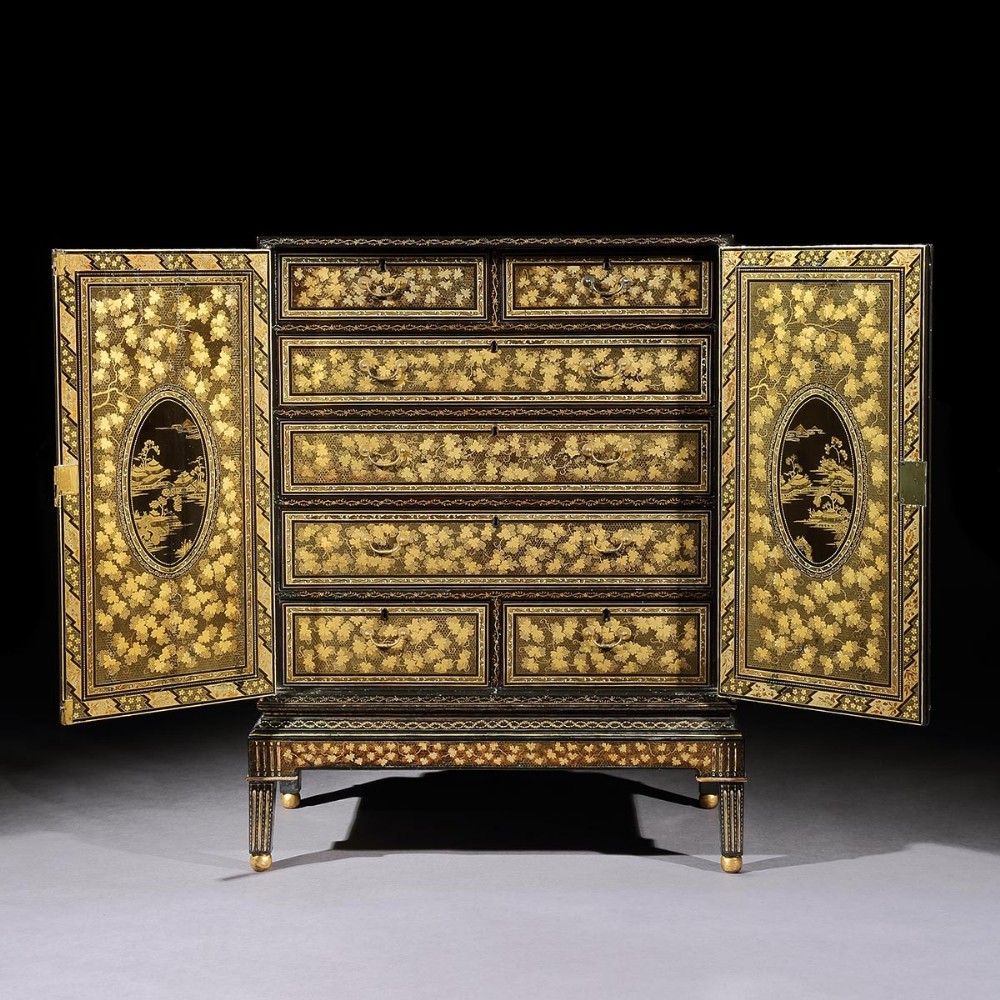 Superb 18th Century Chinese Export Cabinet
