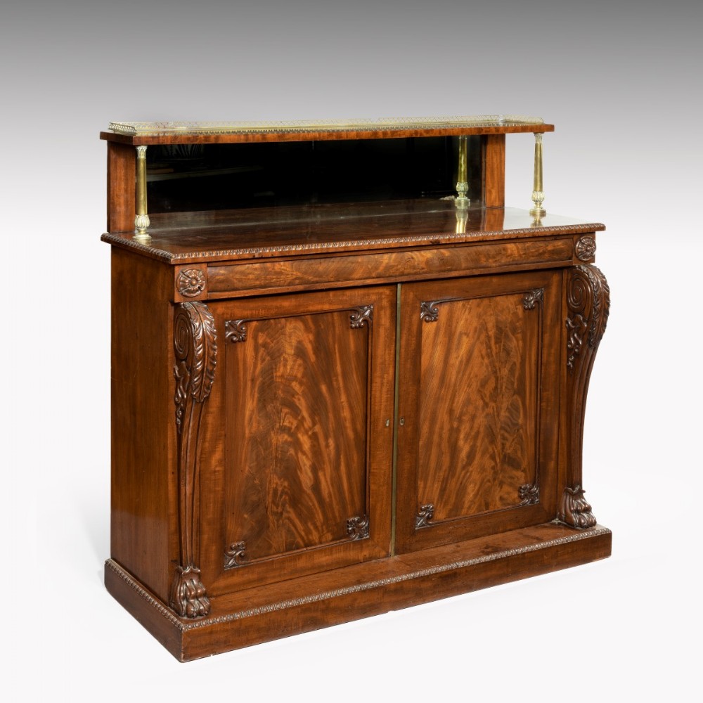 A Regency Period Chiffonier Cabinet Attributed to Gillow.
