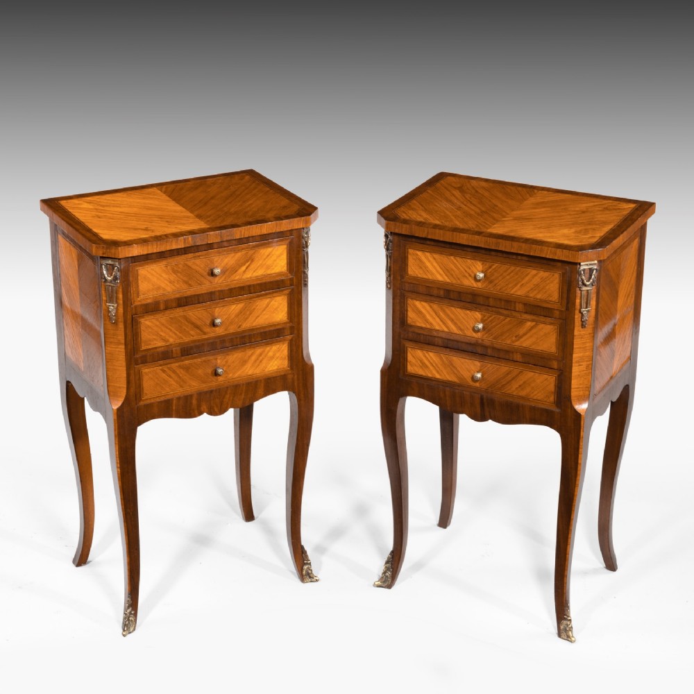 A Pair Of 19th Century French Bedside Tables