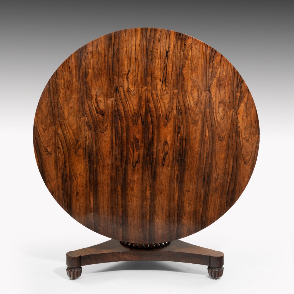A Large Regency Period Rosewood Centre Table