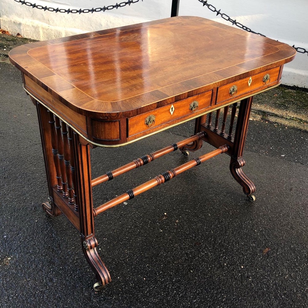 A Sheraton Period End Support Table
