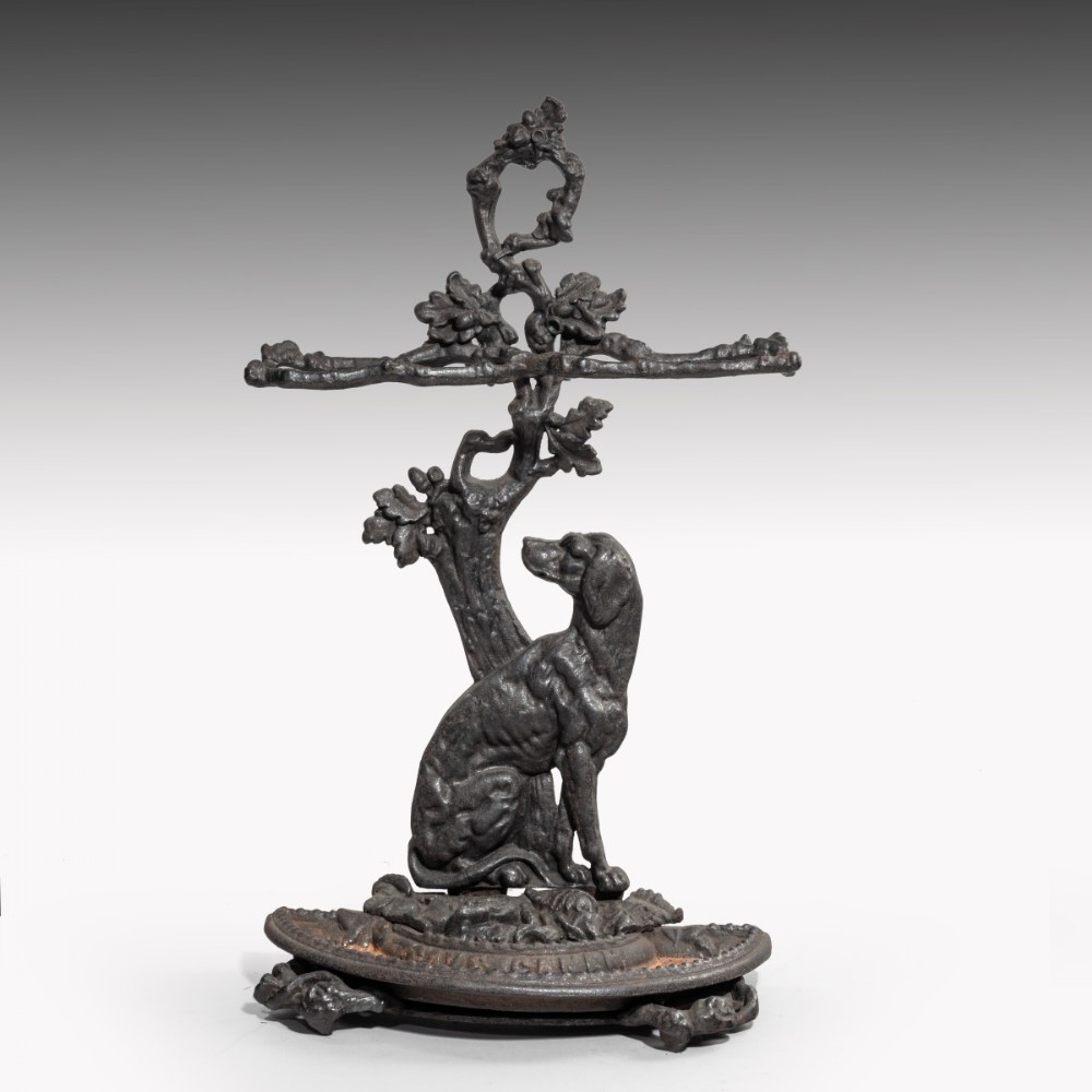 A 19th Century Cast Iron Dog Stick Stand
