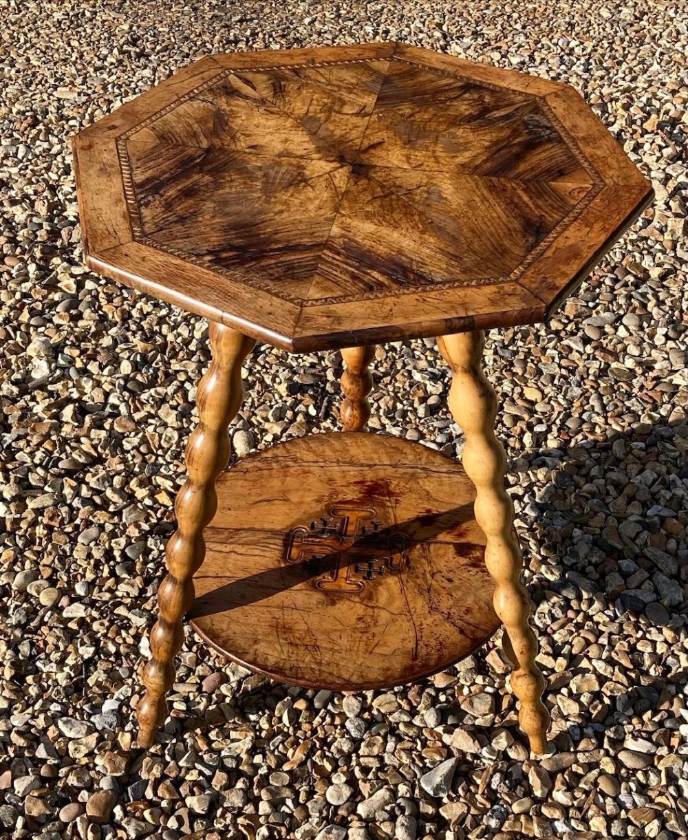 A 19th Century Olive Wood Occasional Or Drinks Table