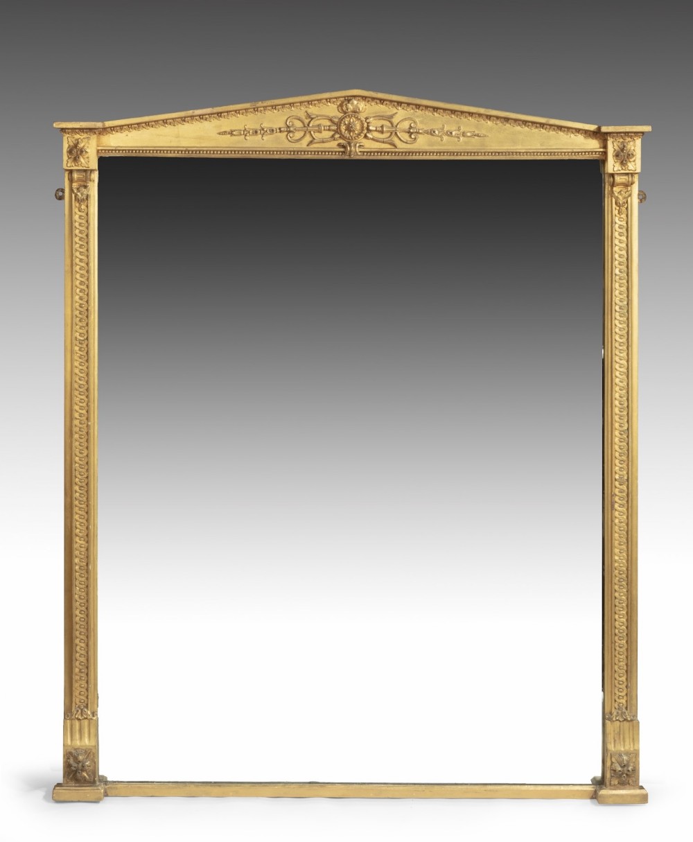 A Large Regency Period Over mantel Mirror