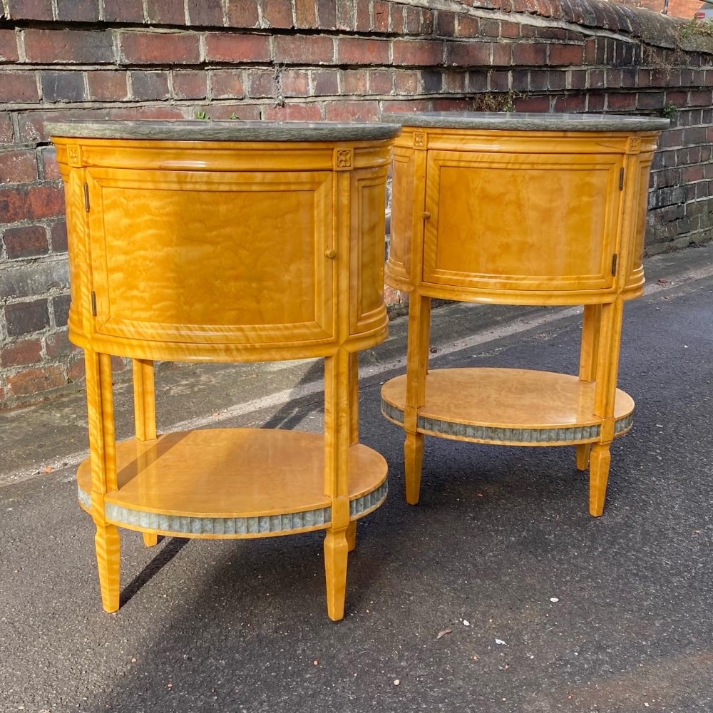A Pair Of Russian Bedside Tables