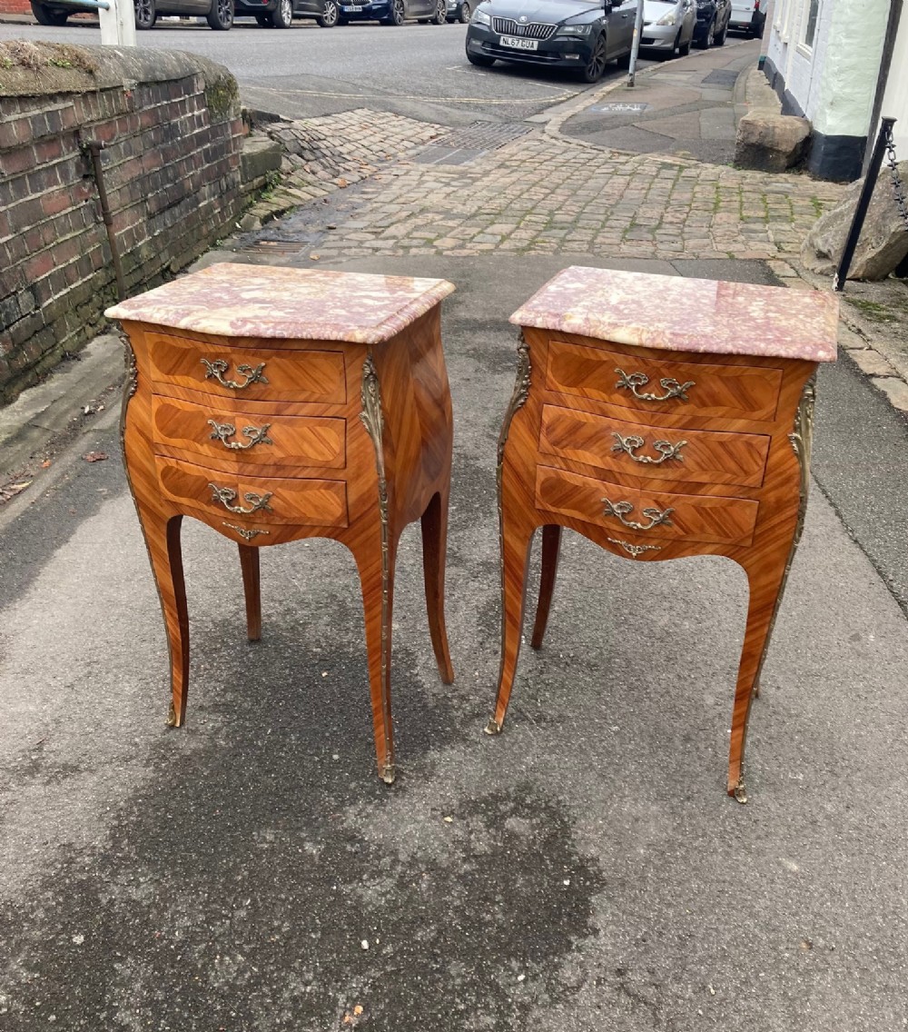 A Pair Of 19th Century French Bedside Tables