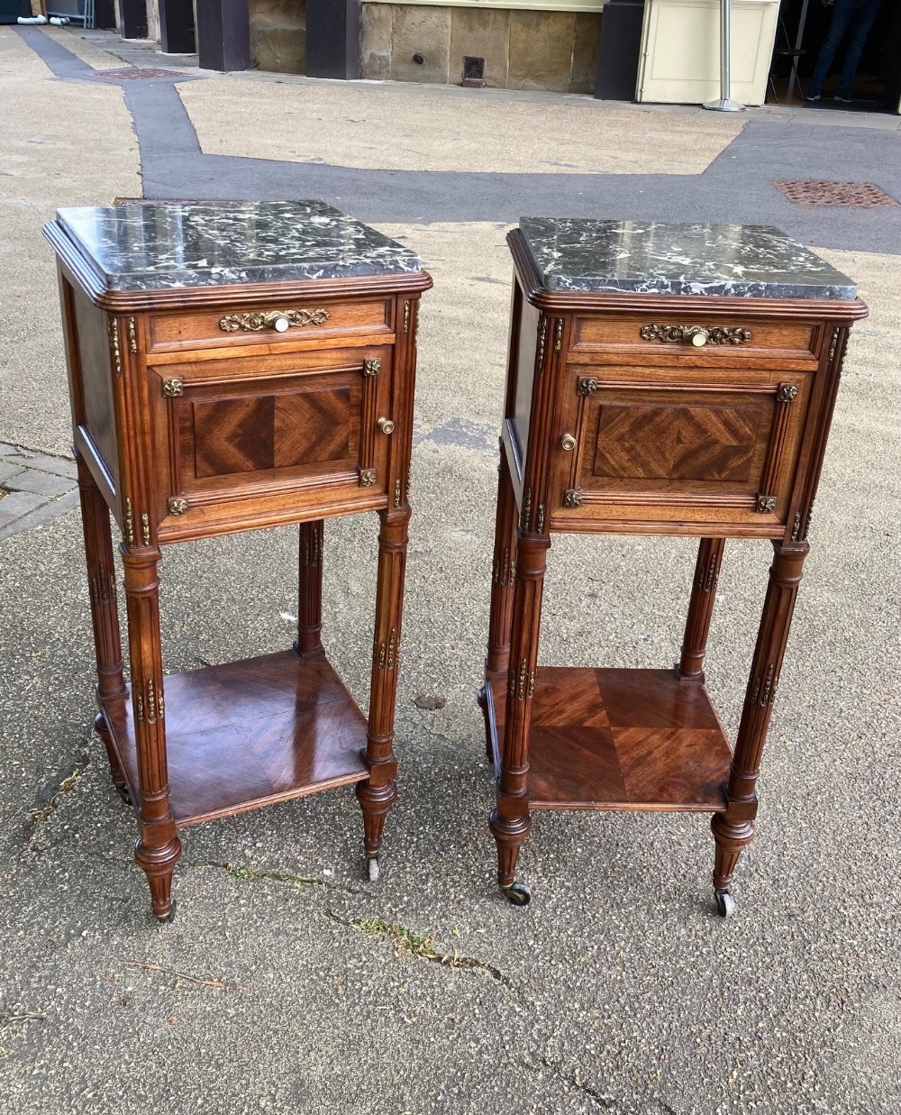 A Pair Of 19th Century Bedside Tables