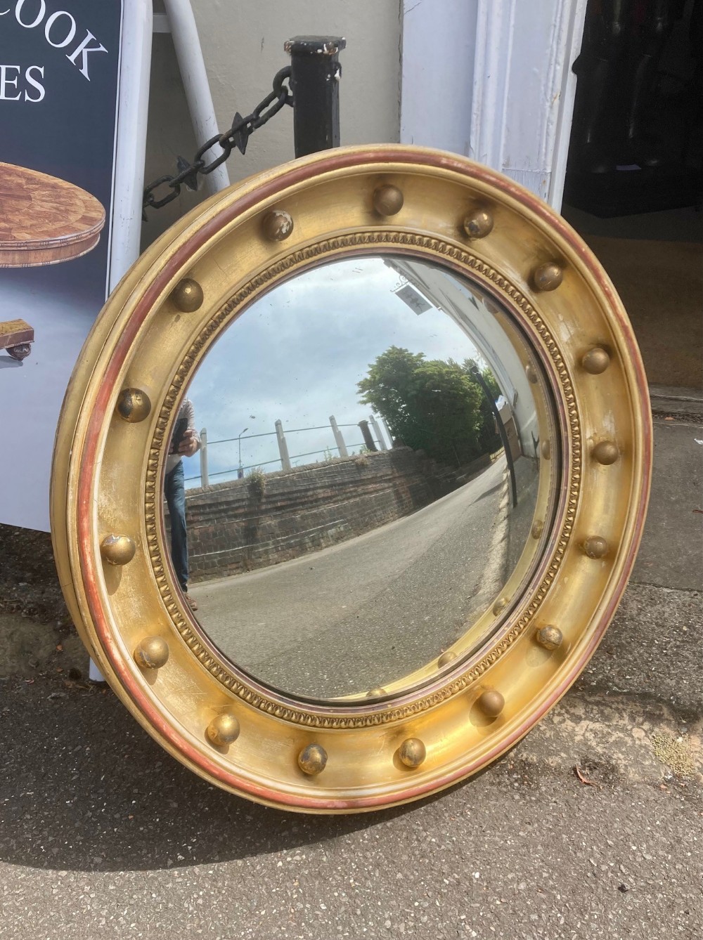 A 19th Century Convex Mirror