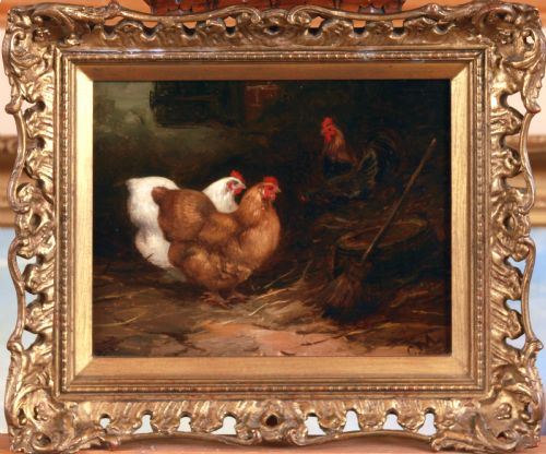 Pair of Oils by Charles Mclaren of Hens.