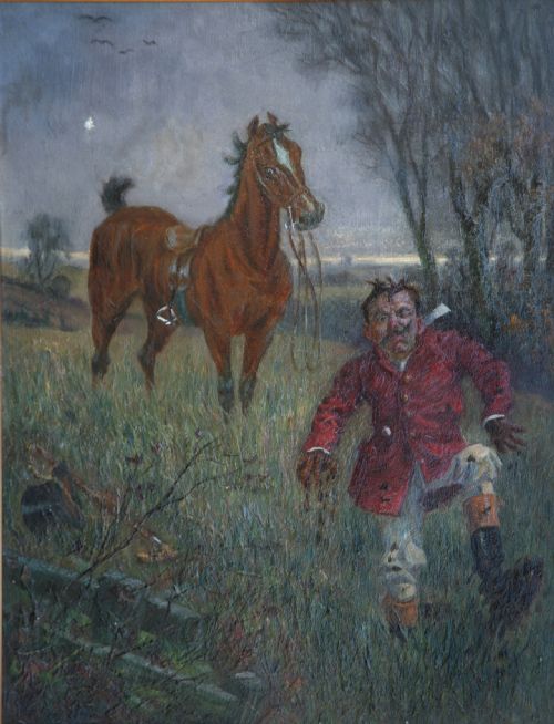 Humorous Oil by William Irving (1866-1943)