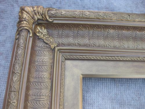 Victorian Gold Picture Frame/ Mirror. 24" X 36"