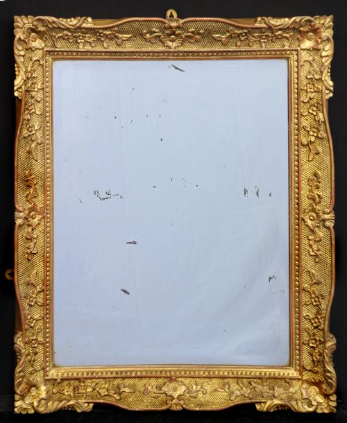 19thc Gilt Carved Mirror/picture (20"X25") Frame.