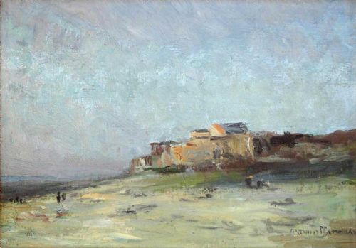 Oil by Rev. Arthur Bateman (1883-1970)- of 'Brimham Rocks Near Harrogate'