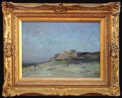 fig 1. Oil by Rev. Arthur Bateman (1883-1970)- of 'Brimham Rocks near Harrogate'