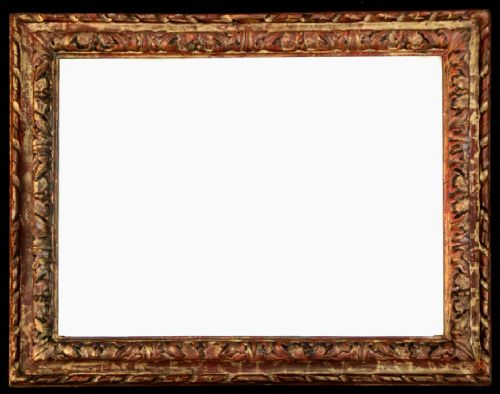 Picture/mirror Frame. 18th C. Carved. 20"X26".
