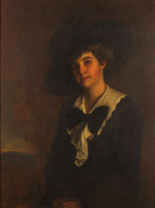 Large William Gerard Barry. A Beautiful Lady. 1911. American School.