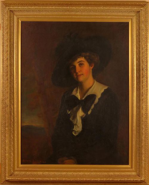 fig 1. Large William Gerard Barry. A beautiful Lady. 1911. American School.