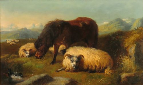 George W. Horlor. "Scottish Landscape".