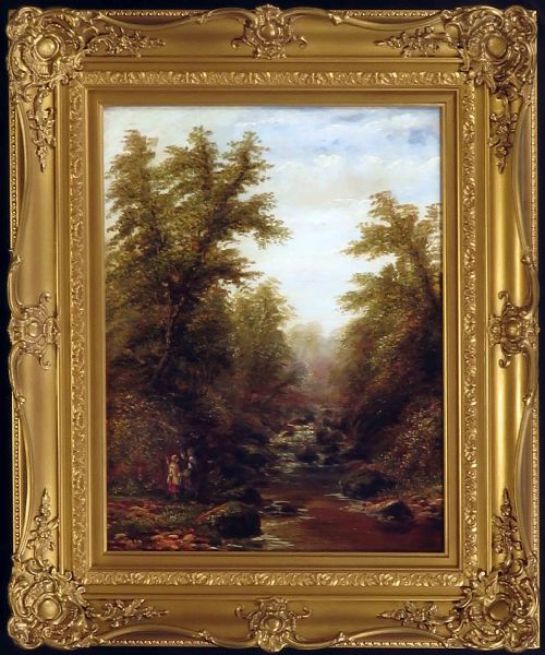 fig 1. Very good Joseph Mellor oil landscape.