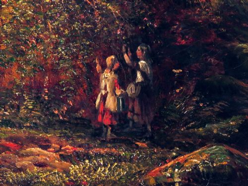 fig 3. Very good Joseph Mellor oil landscape.