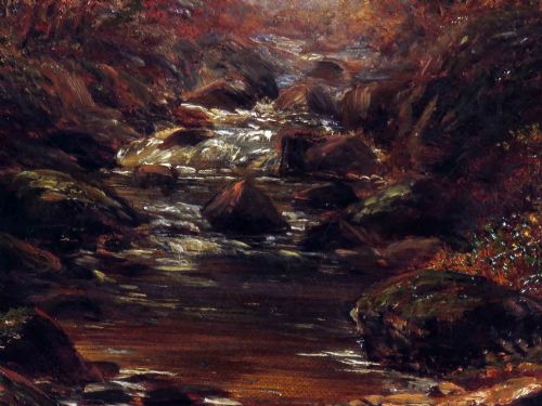 fig 4. Very good Joseph Mellor oil landscape.