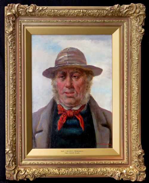 "A Cornish Fisherman".by David W.haddon. R.b.a.