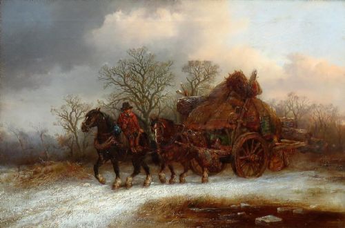 "Carting Fencing". Good Large Oil. Alexis De Leeuw.