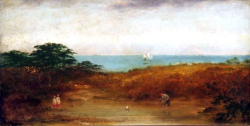 Frederick Stacpoole A.r.a. "The Trial Trip". Good Small Oil.
