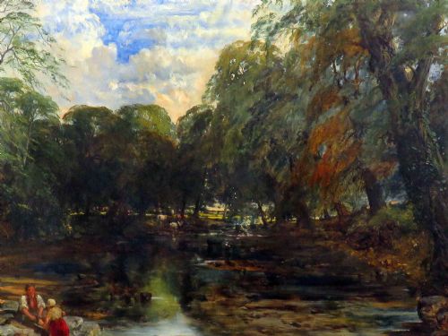 fig 2. John Wright Oakes. A.R.A. Superb large oil. 