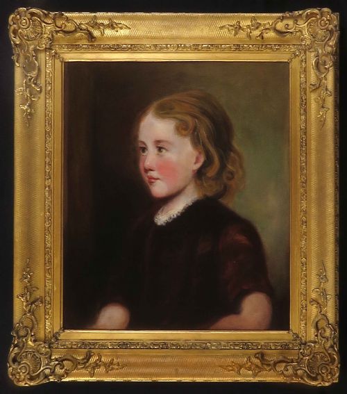 "Portrait of a Young Girl". Circa 1840.