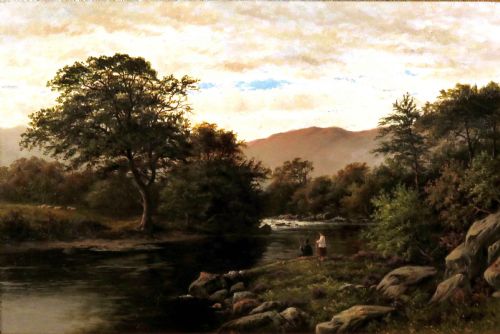 Thomas Spinks "Loch Venechar, Scotland" Very Good Oil.