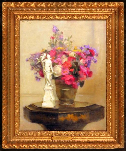 "Summer Flowers".good Oil by Henry Harris Brown.