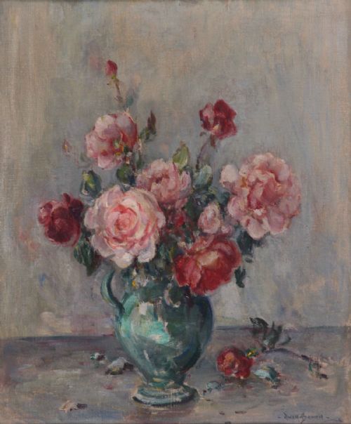 "A Still Life". Owen Bowen Oil Painting.