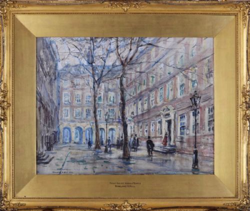"Pump Court, Middle Temple". Rowland Henry Hill.