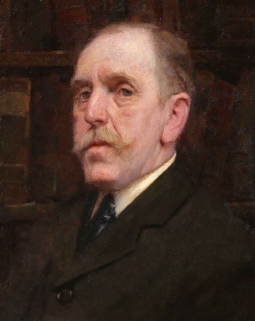 Harold Knight Ra. "James Ward of Nottingham". Portrait Oil.