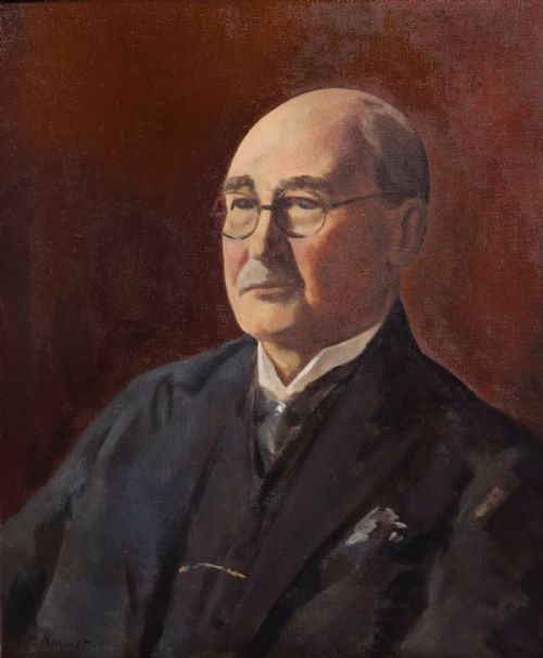 "Hyman Morris Jp". Jacob Kramer Oil Portrait.