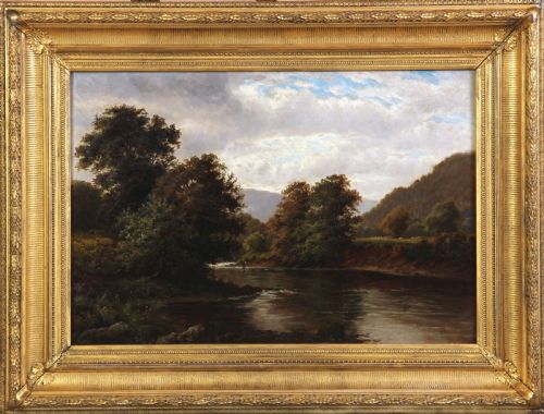 "North Wales" Benjamin Williams Leader R.A. Good Oil.